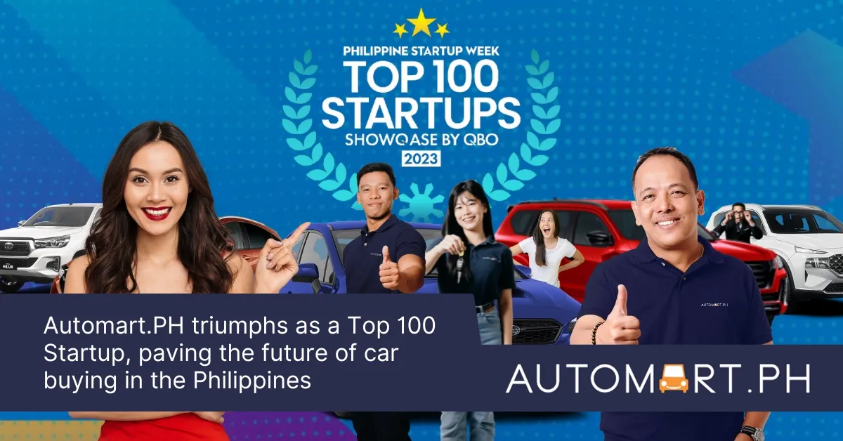 Automart.PH Triumphs as a Top 100 Startup