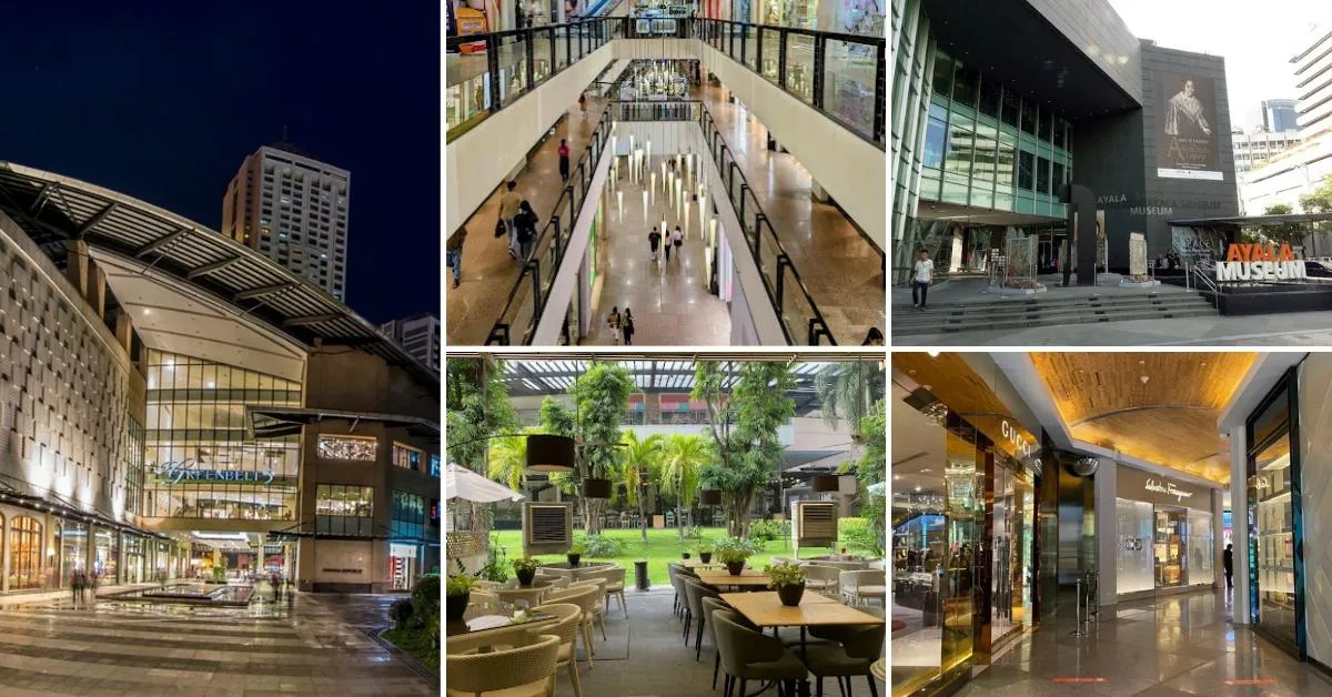 Collage of the Greenbelt Mall