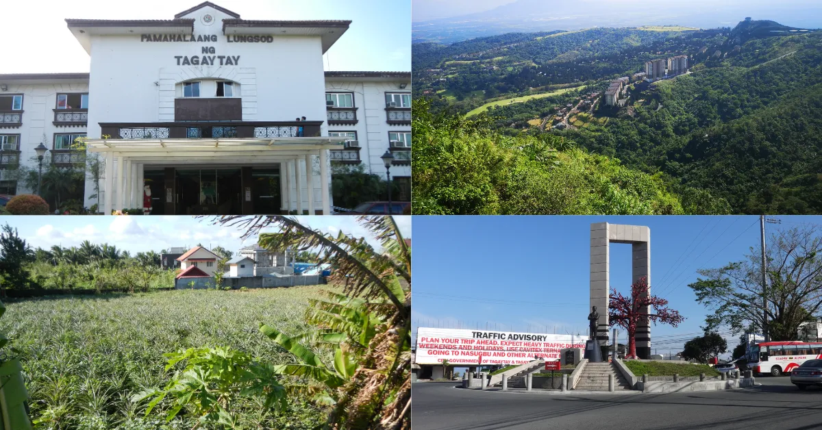 4 photos of places in Tagaytay