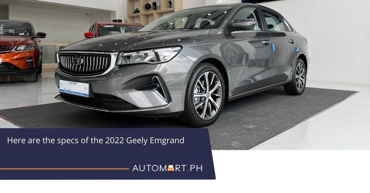 geely emgrand 2022