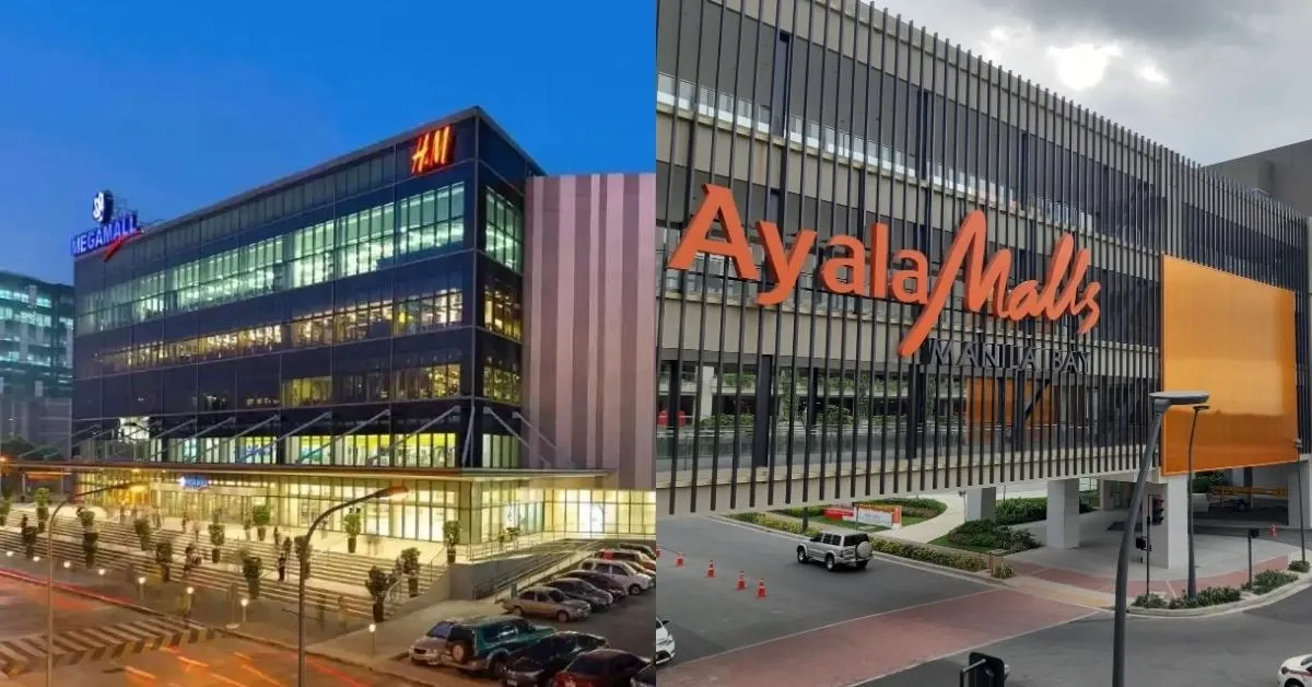 Collage of SM malls and Ayala Malls